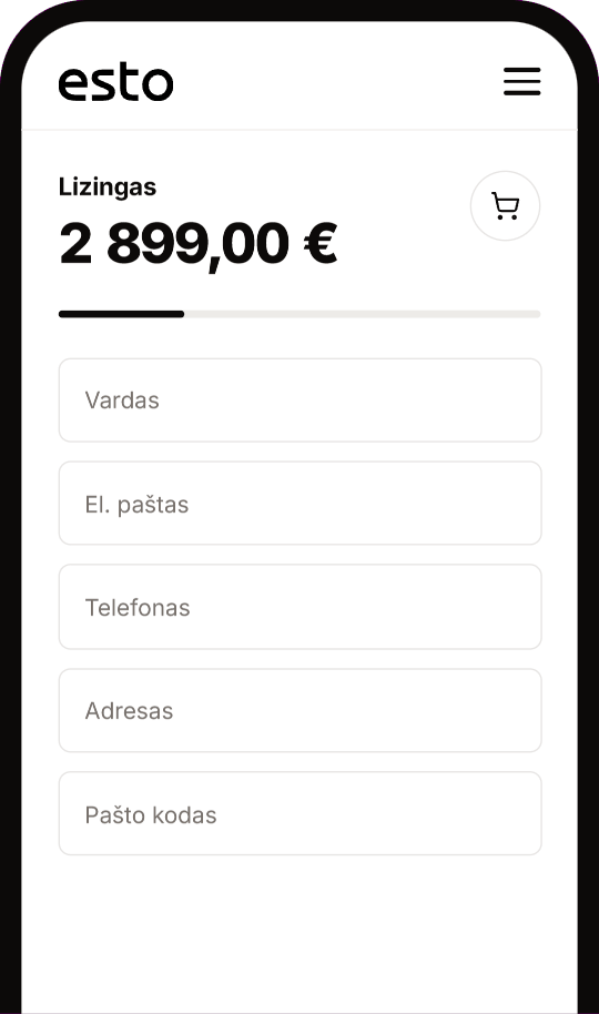 Paraiškos pildymas