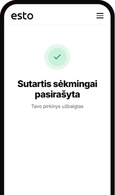 Sutarties pasirašymas