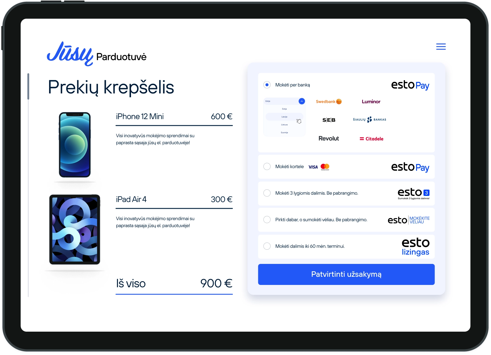 Skatinkite augimą Baltijos šalių mažmeninėje rinkoje: supaprastinkite mokėjimus, plėskite klientų ratą ir padidinkite pardavimus su „ESTO Deals“