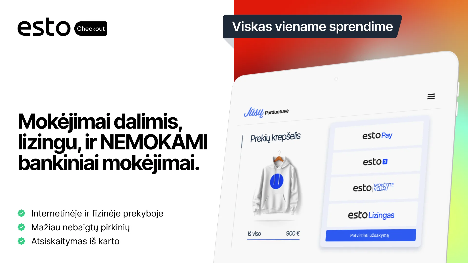 Kodėl pasaulinės el. prekybos kompanijos turėtų rinktis tokius vietinius Baltijos sprendimus, kaip ESTO